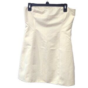 WeWoreWhat Sz 8 Strapless Peplum Mini Dress